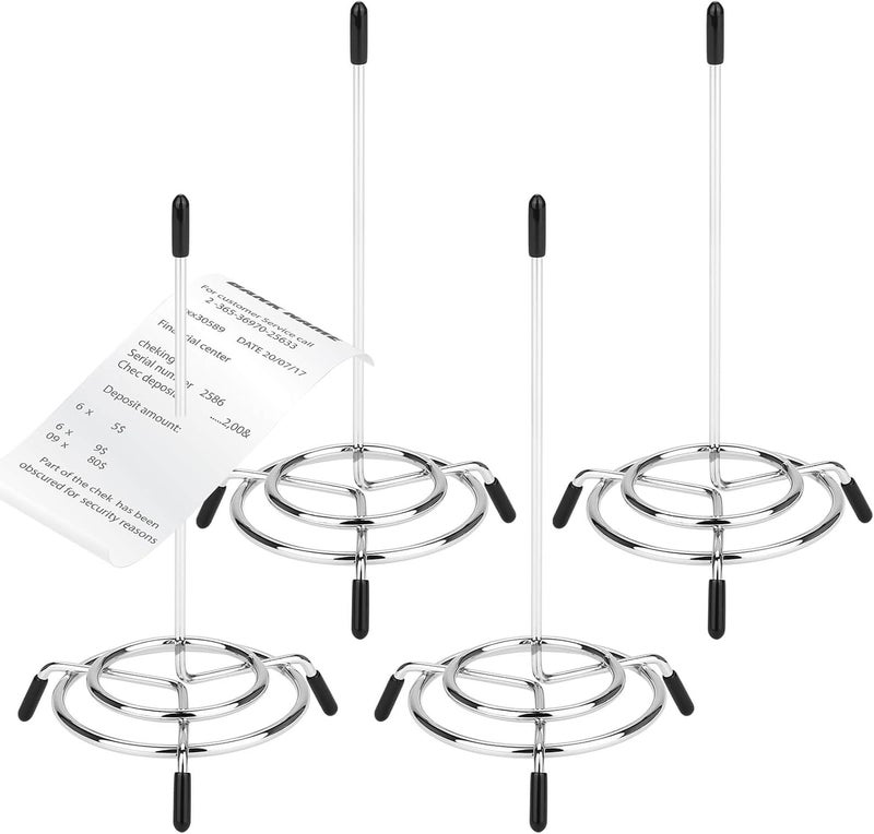 LIFSOBEUT 4PCS Ticket Stabber Holder, Receipt Spike, Ticket Spike, Check Spindle, Bill Fork,Ticket Stabber for Restaurant, Memo Holder - Image 1